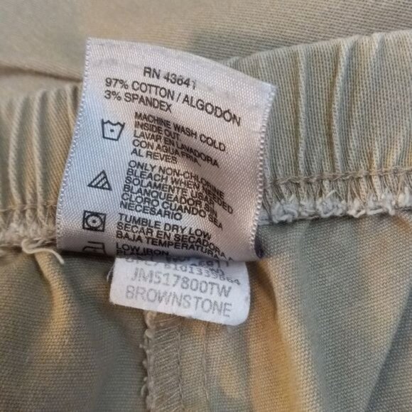 Just My Size By Hanes 2X 18W 20W Womens Brownstone Pull On Shorts Cotton Blend - Picture 5 of 5